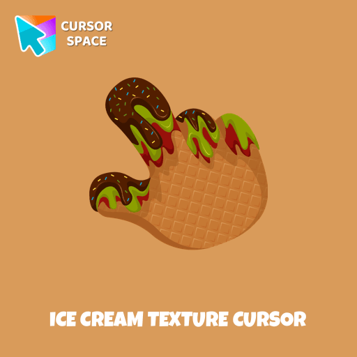 Ice Cream Texture cursor pointer cursor